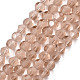 Chapelets de perles en verre transparente   GLAA-N033-05A-C02-1