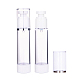 空のプラスチックプレスポンプを恩恵を受けてください  マニキュアリムーバー清潔な液体の水の貯蔵ボトル  透明  14.8cm  容量：50ミリリットル MRMJ-BC0001-48-50ml-5