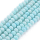Opaque Baking Painted Glass Beads Strands EGLA-N006-009A-A-2