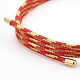 3-Loop Magnetic Cord Wrap Bracelets MAK-E665-14E-2
