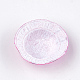 ベルベットの帽子の装飾  DIYクラフト装飾  印刷された水玉模様  濃いピンク  48~50x17~18mm  約100個/袋 AJEW-T004-01A-3