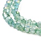 Chapelets de perles en verre imitation jade GLAA-P058-02A-03-3