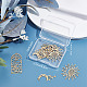 SUNNYCLUE 1 Box 10Pcs Tarot Style Real 18K Gold Plated Stainless Steel Charms Moon Phase Star Charm Mushroom Charms Hand Snake Double Sided Hollow Sun Charm for Jewelry Making Charms DIY Craft Adult STAS-SC0004-49-6
