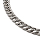 304 Stainless Steel Cuban Link Chain Necklaces NJEW-D050-01B-P-2