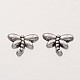 Dragonfly Tibetan Style Alloy Beads AB45-NF-3