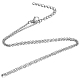 304 Stainless Steel Cable Chain Necklace X-STAS-T040-PJ204-70-1