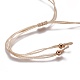Adjustable Necklaces & Bracelets Jewelry Sets SJEW-WH0002-01-4