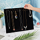 28 Golden Hooks Velvet Necklace Display Board NDIS-WH0016-02-3