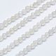 Natural Grey Agate Beads Strands G-J002-03F-1