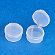 Benecreat 30 Packung 7 ml runde durchsichtige Aufbewahrungsbehälter aus Kunststoffperlen mit Klappdeckel für Artikel CON-BC0004-18-6