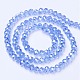 Electroplate Glass Beads Strands EGLA-A034-T4mm-B09-2