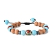 Ensembles de bracelets de perles tressées en bois BJEW-JB09066-2