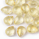 Transparent Spray Painted Glass Beads GLAA-T017-01-A04-1