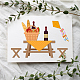 GLOBLELAND Picnic Table Cutting Dies Picnic Theme Red Wine Sun Umbrella Bread Metal Die Cuts Birthday Gift Die Cuts for Card Scrapbooking and DIY Craft Album Paper Card Decor DIY-WH0309-961-7