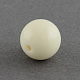 Perles de boule en acrylique solide bubblegum chunky SACR-R835-6mm-10-2