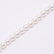 Poignées de sac de perles rondes en acrylique blanc FIND-TAC0006-22A-01-2