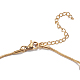 304 bracelets de cheville chaîne serpent ronde en acier inoxydable X-AJEW-G024-13G-2