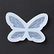 Diyの蝶の羽の装飾の付属品のシリコーン型  レジン型  UVレジン用  エポキシ樹脂工芸品作り  ホワイト  55x80x7mm  内径：13~20x22~24mm X-DIY-G059-B05-2