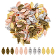DICOSMETIC 160Pcs 4 Colors Alloy Charms FIND-DC0004-28-1