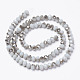 Chapelets de perles en verre opaque électrolytique EGLA-A034-P8mm-E03-2