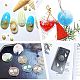 Cabochons aus Legierung mit Ozeanmotiven&nbsp;MRMJ-OC0001-30S-7