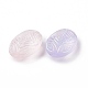 Transparent Frosted Acrylic Beads OACR-P013-37M-3