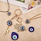 Kit di ciondoli per occhi malvagio in stile 6 pz 6 per la creazione di gioielli fai da te DIY-SZ0005-80B-4