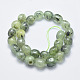 Chapelets de perles en préhnite naturelle G-F547-02-2