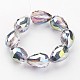 Chapelets de perles en verre électroplaqué EGLA-J139-HP01-2