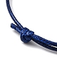 5 cordón de poliéster encerado coreano ecológico de 5 colores. AJEW-JB01200-04-3