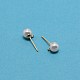 Железные серьги STAS-WH0029-02B-01-1-1