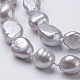 Натуральный жемчуг бисера ожерелья NJEW-P149-01A-01-3