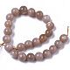 Chapelets de perles de sunstone naturelle naturelles X-G-N327-01A-03-2