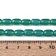 Abalorios de vidrio jade de imitación hebras&nbsp;GLAA-T028-14J-A04-4