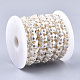 Chapelets guirlande de garniture perles en ABS plastique imitation perle AJEW-S073-36-3
