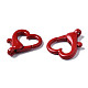 Spray Painted Eco-Friendly Alloy Lobster Claw Clasps PALLOY-T080-05G-NR-3