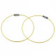 Steel Wire Bracelet Cord DIY Jewelry Making TWIR-R004-02-2