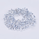 Hilos de perlas puntiagudas de vidrio electrochapado GLAA-F080-PL03-2