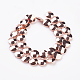 Electroplate Non-magnetic Synthetic Hematite Beads Strands G-K259-55-12mm-01RG-2