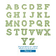 Patchs de strass en résine alphabet DIY-TAC0005-45G-8