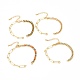 Fabbricazione di braccialetti a catena in ottone smaltato AJEW-JB00962-1