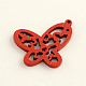 Dyed Butterfly Wood Pendants WOOD-Q018-34-2
