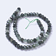 Chapelets de perles en quartz rutile vert naturel G-F568-216-2