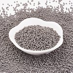 TOHO Japanese Seed Beads, Round, 11/0 Opaque, Gray, 2x1.5mm, Hole: 0.5mm, about 933pcs/10g