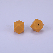 Шестиугольные силиконовые фокусные бусины SI-JX0020A-36
