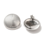 Серьги-гвоздики из нержавеющей стали 304 EJEW-D100-04P