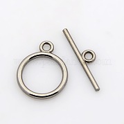 Застежки тоггл в тибетском стиле  TIBE-A12208-B-NR