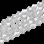 Имитация нефрита гальванических бисер пряди GLAA-F029-J4mm-C06