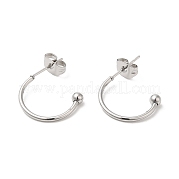 304 Stainless Steel Stud Earring EJEW-H134-02A-P