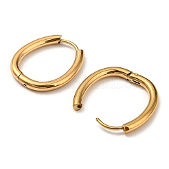 Pendientes de aro de acero inoxidable con revestimiento iónico (ip)&nbsp;EJEW-P232-02G